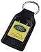 Land Rover Discovery Leather and Enamel Key Ring Key Fob