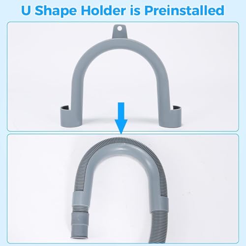 PinkCross Universal Washing Machine Drain Hose Extension, Flexible Washer & Dishwasher Hose, photo 12