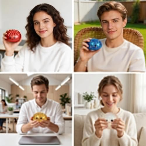 Giant Dumpling Squishies, Glitter Giant Squishies Dumpling Mystery, Anti-Stress Toy, Slow Rising Bao Bun Ball Anti Stress for Children and Adults