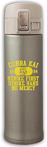 Classic Carry Office Vacuum Bounce Cover Cobra Kai 1984 Stainless Steel Car Cup Capacity 12 Oz