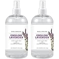 SMELLS BEGONE Air Freshener Home & Linen Spray - 16 oz, Pack of 2 - Odor Eliminator - Made with Essential Oils - English Lavender Scent