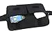 Ultraslim Nylon Waterproof Stealth Small Running Travel Waist Bag Packs (Black)