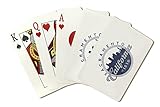 Sacramento, California - Skyline Seal (Blue) (Playing Card Deck - 52 Card Poker Size with Jokers)