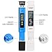PH Meter, TDS Meter Digital EC&Temperature Test Meter 4 in 1 Set for Indoor, Pool and Aquarium Swimming