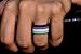 FluxActive Silicone Wedding Ring for Women (8 Pack) Stackable Thin Rubber Bands - Diamond Pattern Rings