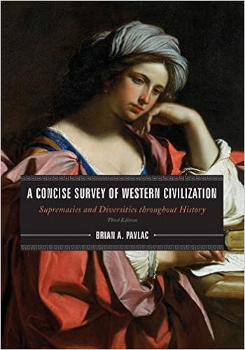 A Concise Survey Of Western Civilization Supremacies And Diversities Throughout History Bined Volume Pavlac Brian A 9781538112502 Books