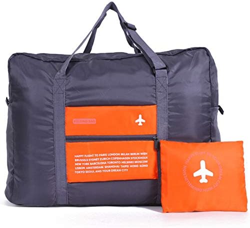 Travel Foldable Duffel Bag for Women, Men& Travel Foldable & Portable Duffel Bag for Women, Men& Kids - Waterproof Lightweight Carry On Luggage, Weekender Storage Tote Large Folding Duffle Bag for Spo
