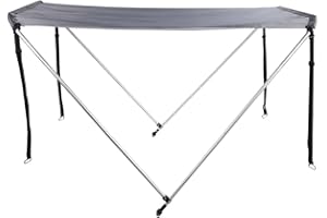 Valentine's Day PresentRain Proof Boat Awning, Sturdy 210D Coated Oxford Cloth Canoe Sunshade, Kayak Awning, Moistureproof Bo