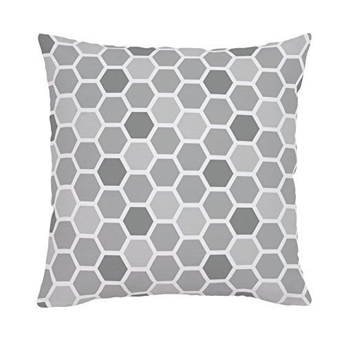 Carousel-Designs-Gray-Honeycomb-Throw-Pillow