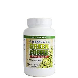 Image of Absolute Nutrition Diet Supplement, Green Coffee Bean Extract with Svetol, 60 Count