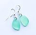 NUMBER ONE Selling Sea Foam Earrings from NAUTICAL SEA GLASS, Sea Foam, Mint Sea Glass Earrings, Sterling Silver Earrings, Aqua Earrings, Christmas gift for her, Dangle Earrings, Mint Jewelry