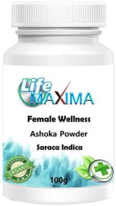 Life Maxima Ashoka powder- Saraca asoka For Regular periods,Harmonal balance Active Herbs Safe Herbal Supplement 100g (BUY 3 GET 1 FREE)