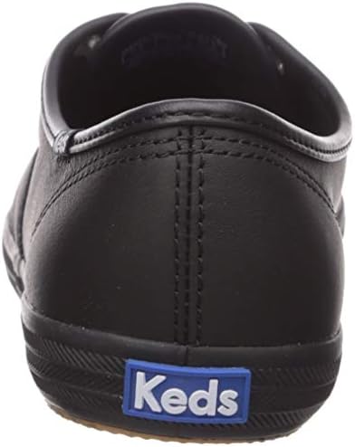 black leather keds shoes