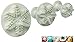 ELINKA Fondant Cake Cutter Mold Decorating Plunger Sugarcraft Snowflake Cutters Tools Set of 3