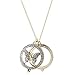 Butterfly Necklace Pendant 6X Magnifying Glass Gold Tone Gift for Sight Impaired