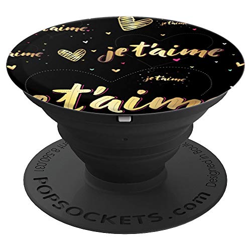 Jet'aime I Love You Socket - PopSockets Grip and Stand for Phones and Tablets