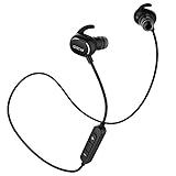 Newest FOCUSPOWER QY19 Mini Lightweight Bluetooth Headphones V4.1 Wireless Sport Stereo In-Ear Noise Cancelling Sweatproof Headset with APT-X/Mic for iPhone, iPad, Samsung and Android Smartphone