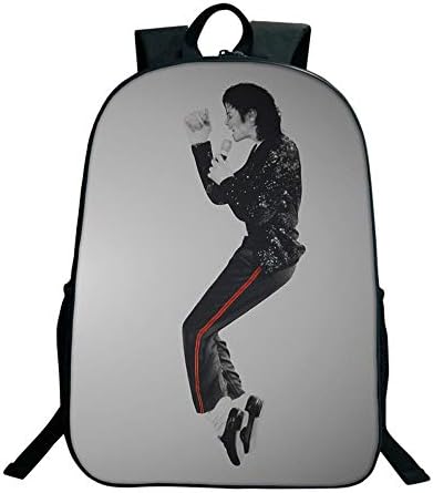SJYMKYC Michael Jackson Bad Backpack Charging Backpack Men and Women Backpack Travel Backpack Computer Backpack