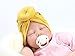 DANMY Baby Beanie Hat,Fleece Lined Infant Newborn Toddler Winter Warm Knit Cap for Little Boys Girls, Winter Warm Hat (6-30 Months, White/Pink/Yellow)