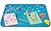 PlaSmart Messmatz Silicone Mat for Crafts, Snacks, Playtime (24 x 18) (Blue)