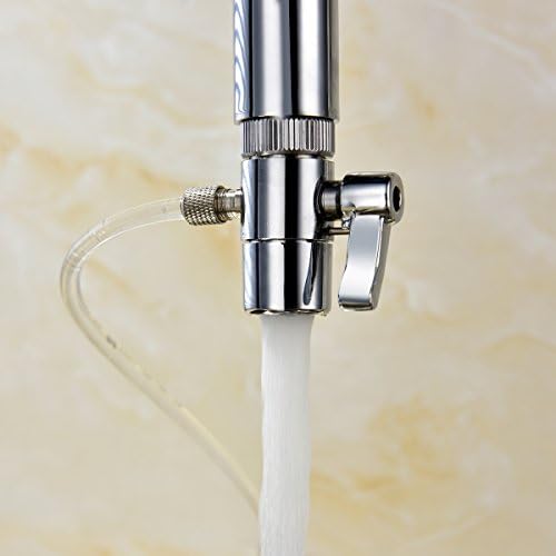Ciencia Brass Chrome Diverter Metal Faucet Aerator Dual Diverter Adapter for Water Purifier,3-Way Water Diverter for Faucets, Water Filters for Faucet SBA021A