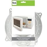 Handy Housewares 10" Round Vented Microwave Splatter Guard Food Bowl Cover - Helps Keep Your Microwave Clean (1-pack)