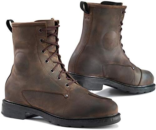 Cotton Exchange TCX Brown X-Blend Waterproof Motorcycle Boots (US 11, Brown)