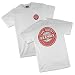 Sex Wax Mens Regular Short Sleeve Quickhumps Tee in White/Red