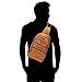 BISON DENIM Genuine Leather Crossbody Sling Bag Mens Chest Bag One Shoulder Bag Travel Unbalance Backpack
