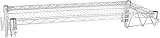 Vogue Steel Wire Wall Shelf 1220mm Chrome Coated Steel 30kg view 4