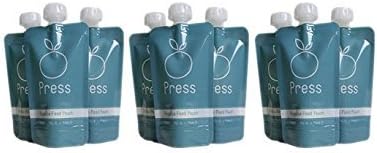 Press Reusable Food Pouch, 4 Ounce, 9-count by Press Pouch