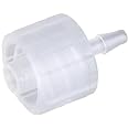 BleedZone - PP Polypropylene Hose Barb Adapter, 5x Hose Barb Fittings with Luer Lock Connector, 1/16" Hose Barb Size