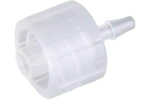 BleedZone Male Hose Barb Fittings - 1/16" PP Polypropylene Adapter, Luer Lock Hose Barb Adapter, Laboratory Equipment Fittings