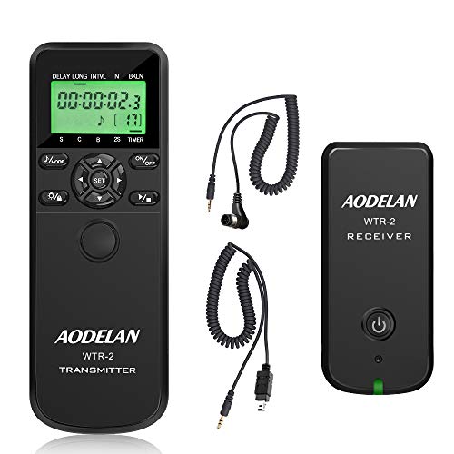 AODELAN WTR2 Wireless Shutter Release Timer Remote Control for Nikon Z6