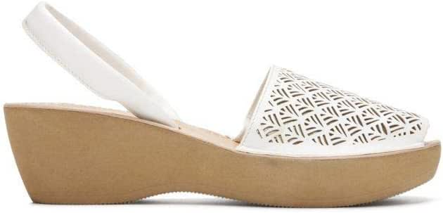 black heel slide sandals