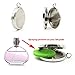 M.JVisun Essential Oil Diffuser Necklace Dog Paw Prints Surgical Stainless Steel 24