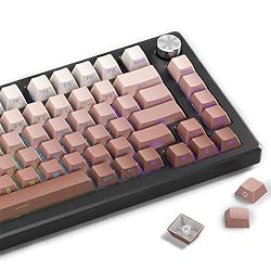 Hkfos Gradient Side Print Keycaps Blush, Double
