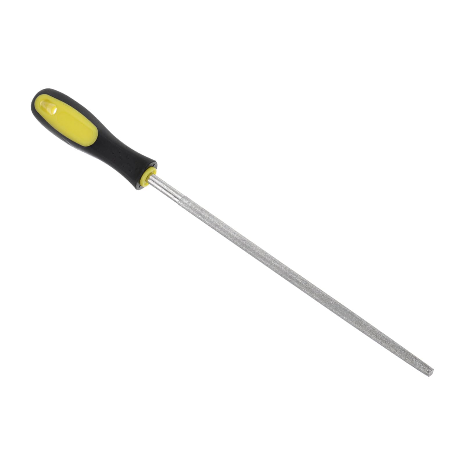 CoCud Diamond Coated Round File, 10 Inch 80 Grits, Diamond Hand Rasp with Non-Slip Handle - (Applications: for Grinding on Glass Stone Marble Rock Bone)