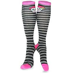 TeeHee Novelty Cotton Knee High Fun Socks 3-Pair