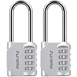 Puroma 2 Pack 2.6 Inch Long Shackle Combination