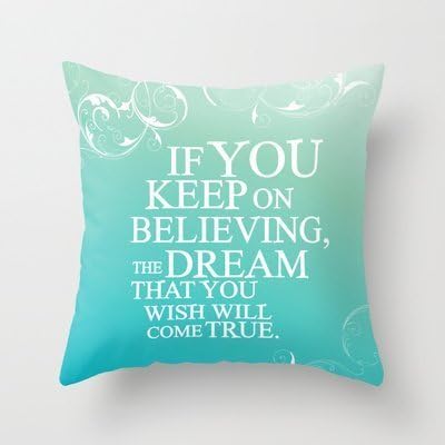 Decorative Arts Believing.. Cinderella Quote Pillowcase New Design Pillow cover for Sofa Octopus