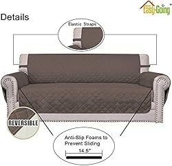 Easy-Going 4 Seater Sofa Slipcover Reversible Sofa