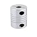 uxcell 8mm to 12mm Shaft Coupling 30mm Length 25mm Diameter Stepper Motor Coupler Aluminum Alloy Joint Connector for 3D Printer CNC Machine DIY Encoder