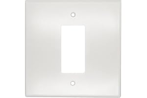 Blackett Jumbo Over Sized, 2 Gang Sized Paintable Wall Plate, 1 Opening for Rocker, GFCI (1)