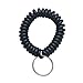 MMF Industries Flexible, Expandable Wrist Coil Key Holder, Black, Each (201450004)