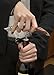 Hicoup Wine Opener - Professional Corkscrews for Wine Bottles w/Foil Cutter and Cap Remover - Manual Wine Key for Servers, Waiters, Bartenders and Home Use - Stainless Steel With Rosewood