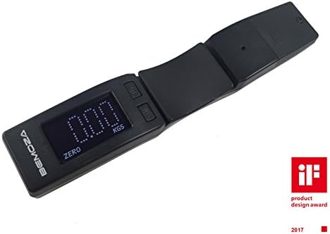 IF Award Winning BEMOZA Digital Hanging Luggage Scale with Data Hold Function, 110 Pounds