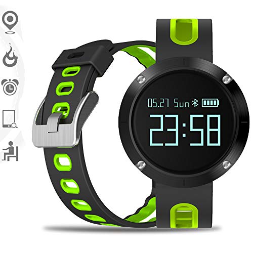 LUXSURE Fitness Tracker Activity Monitors Watch Bracelet Heart Rate Sleep Health Tracker Step Counter Notification Alerts Smart Wristband for iPhone/Android Smartphones