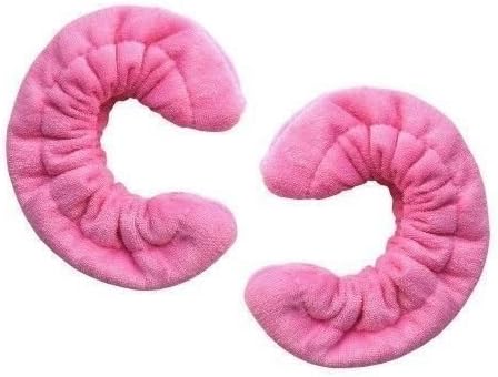 New A&R Ice Hockey Figure Skate Terry Cloth Blade Covers Soakers Guards Lt. Pink - Large
