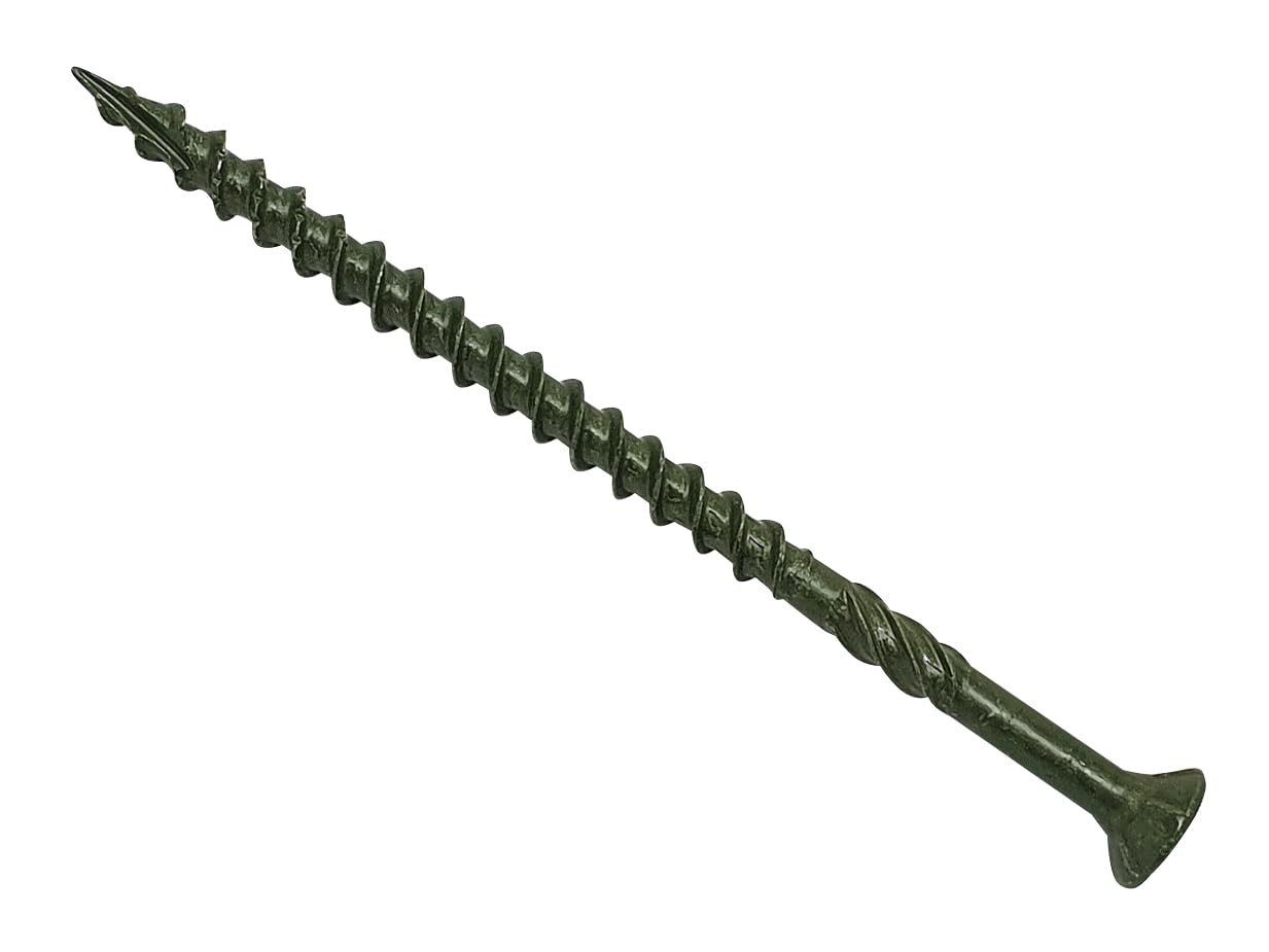 F/FIX SPECTRE DECK SCREW 5.0X100 GREEN BOX 100